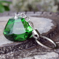 Green Glass diamond key ring holder MH-YS0374